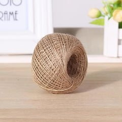 DIY Jute Rope Ornament Coarse Hemp Woven Rope Column 100m