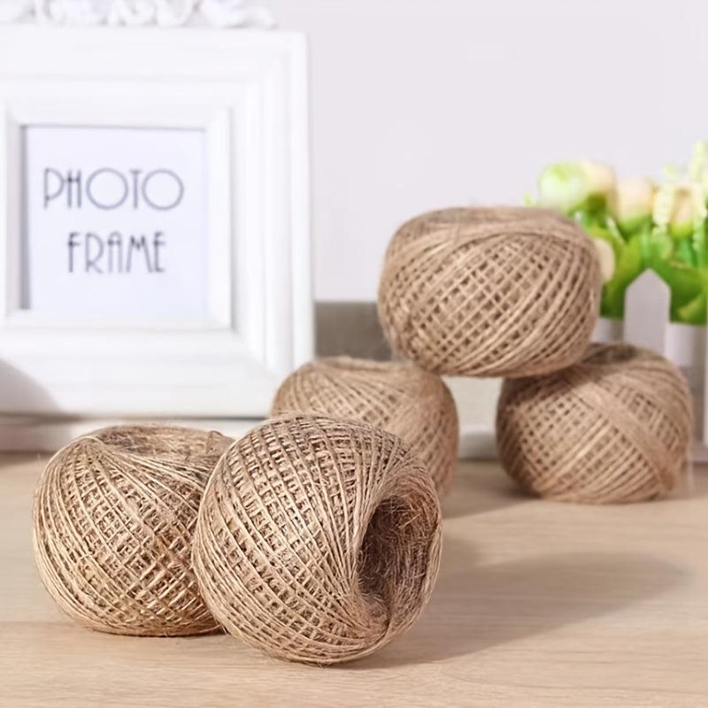 DIY Jute Rope Ornament Coarse Hemp Woven Rope Column 100m