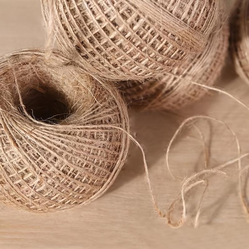 DIY Jute Rope Ornament Coarse Hemp Woven Rope Column 100m