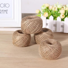 DIY Jute Rope Ornament Coarse Hemp Woven Rope Column 100m