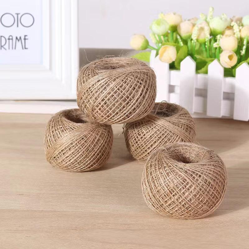 DIY Jute Rope Ornament Coarse Hemp Woven Rope Column 100m