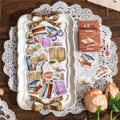 46Pcs Decorative Scrapbooking Stickers for Journal Planner & More