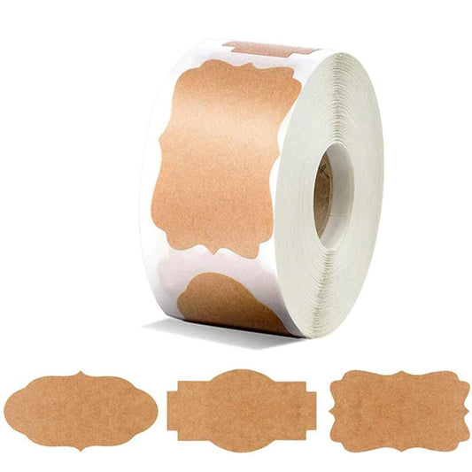 300 Self Adhesive Jar Labels Gift Tags for Mason Jars Storage Spice Bottles