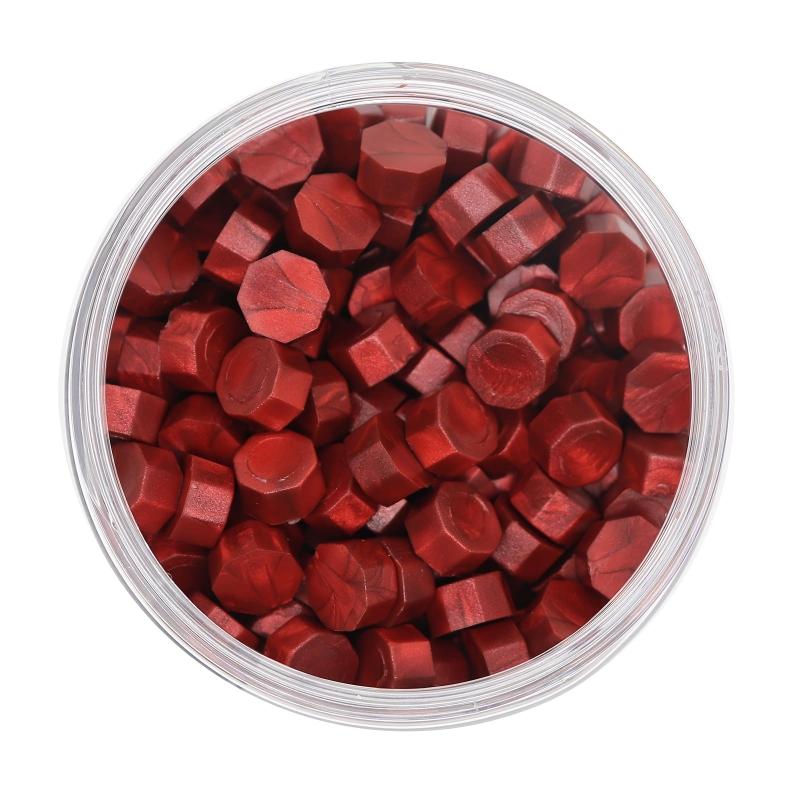 200pcs Wine Red Seal Wax Beads for Wax Seal Stamp