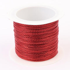 22 Yards Metallic Cord Tinsel Rope for Crafting Jewelry Wrapping Ribbons