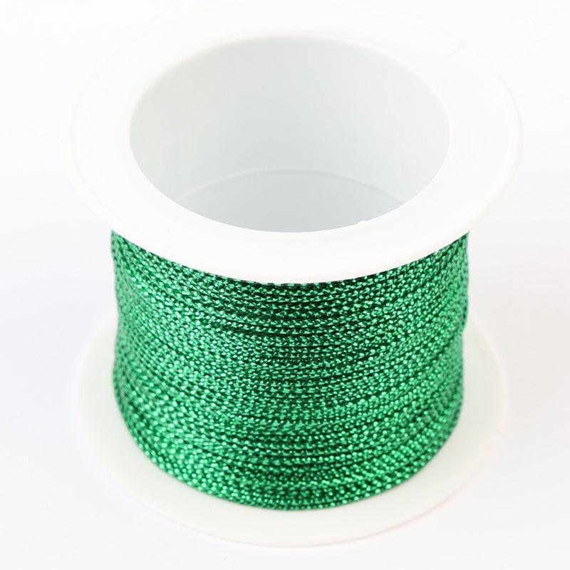 22 Yards Metallic Cord Tinsel Rope for Crafting Jewelry Wrapping Ribbons