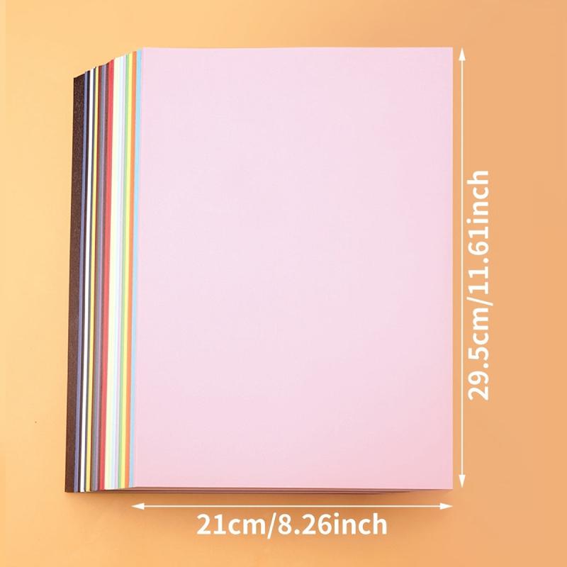 50 Sheets Colored Cardboard for Crafts and Arts Print