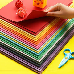 50 Sheets Colored Cardboard for Crafts and Arts Print