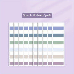 Pack of 240 Adhesive Index Tabs for Notebooks