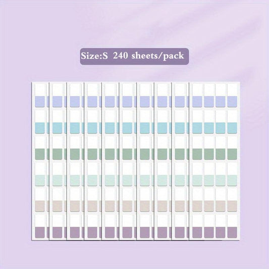 Pack of 240 Adhesive Index Tabs for Notebooks