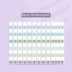 Pack of 240 Adhesive Index Tabs for Notebooks