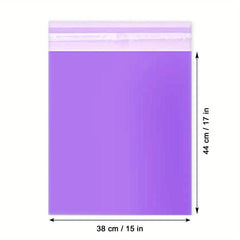 100pcs 10x12 Inch Purple Poly Mailers Self Sealing Envelopes Boutique Bags
