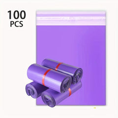 100pcs 10x12 Inch Purple Poly Mailers Self Sealing Envelopes Boutique Bags