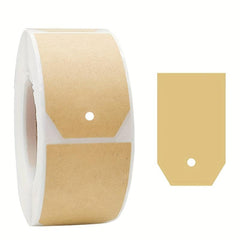 Brown Gift Tags Stickers Roll Scrapbooking Label Stickers
