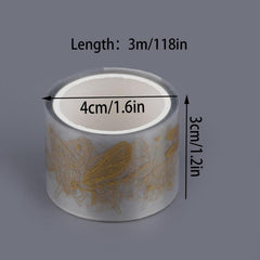 Glamorous Bronzing Decorative Tape for Journals