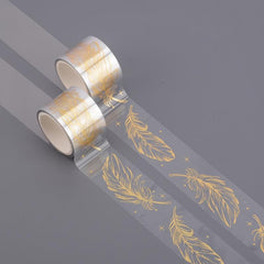 Glamorous Bronzing Decorative Tape for Journals