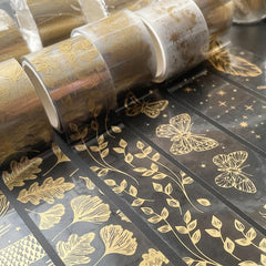 Glamorous Bronzing Decorative Tape for Journals
