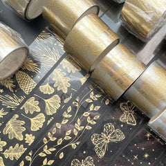 Glamorous Bronzing Decorative Tape for Journals
