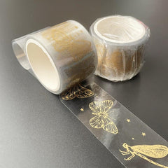 Glamorous Bronzing Decorative Tape for Journals