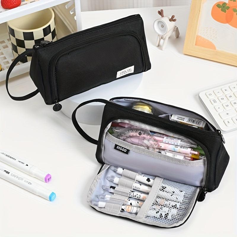 Big Capacity Pencil Case Pouch Pen Case School College Office Organizer