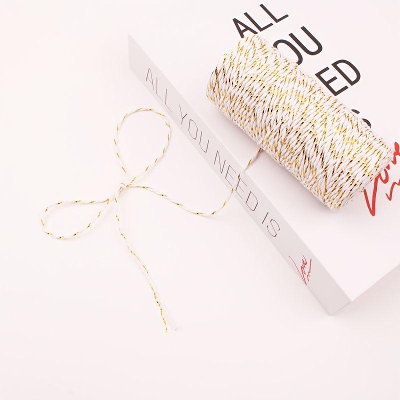 Golden and Rope Thread Clothing Accessories Tag Rope Column 100m