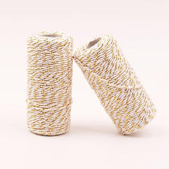 Golden and Rope Thread Clothing Accessories Tag Rope Column 100m