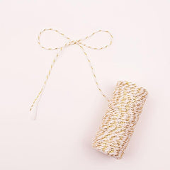 Golden and Rope Thread Clothing Accessories Tag Rope Column 100m