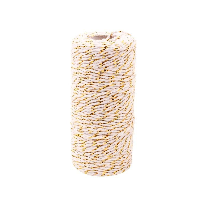 Golden and Rope Thread Clothing Accessories Tag Rope Column 100m