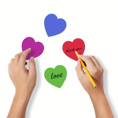500pcs Colorful Heart Label Sticker Dots Kids Toy Stickers Teacher Reward