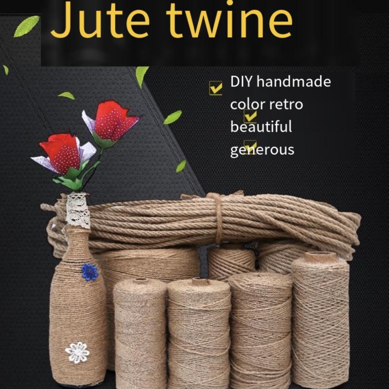 2mm 656ft Hemp Rope for Gift Wrapping Crafts DIY Sewing Parties Weddings