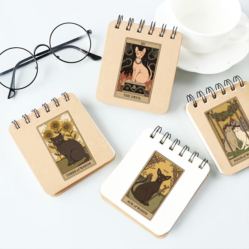 72pcs Cat Tarot Horoscope Stickers for DIY Arts & Crafts