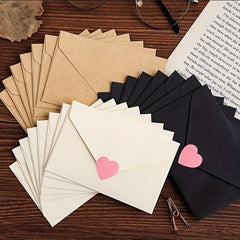 500 Pink Heart Stickers 2.54cm Wedding Invitation Decals