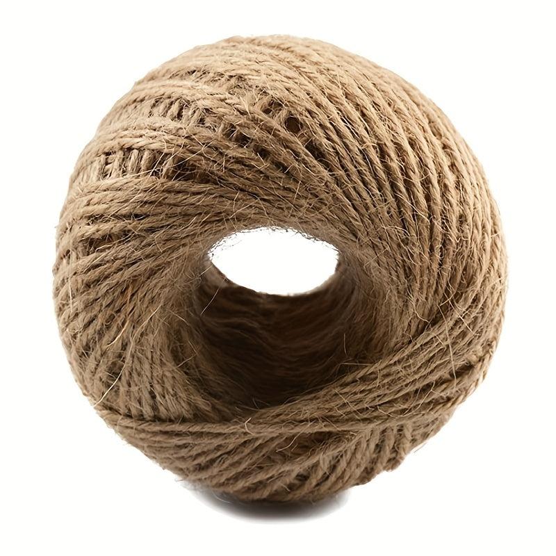Natural Jute Twine 1mm Gift Wrapping String DIY Rope Garden Cord