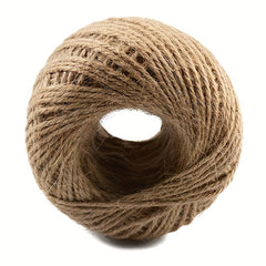 Natural Jute Twine 1mm Gift Wrapping String DIY Rope Garden Cord