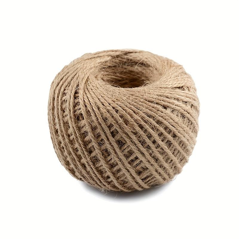 Natural Jute Twine 1mm Gift Wrapping String DIY Rope Garden Cord