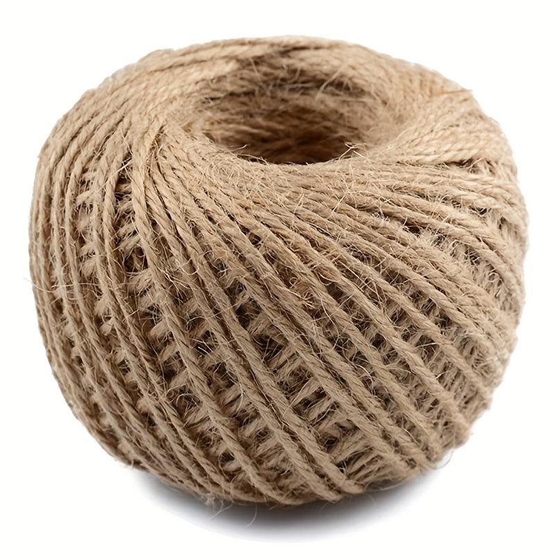 Natural Jute Twine 1mm Gift Wrapping String DIY Rope Garden Cord