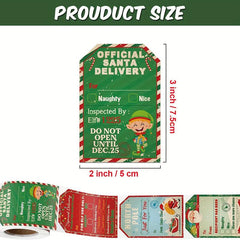 200pcs Christmas Gift Sticker Labels for Holiday Decorations