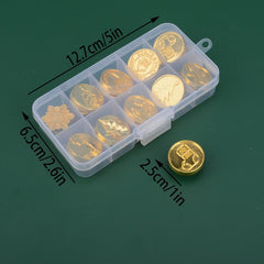 10pcs Christmas Wax Seal Stamp Head Set