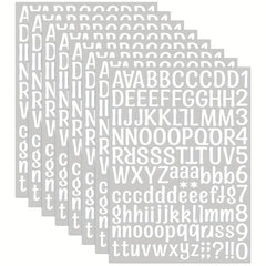 Graduation Cap Letter Stickers Vinyl Self Adhesive Alphabet Numbers