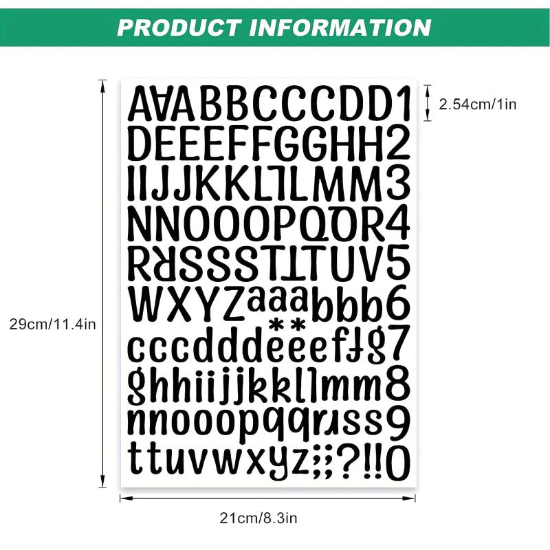 Graduation Cap Letter Stickers Vinyl Self Adhesive Alphabet Numbers