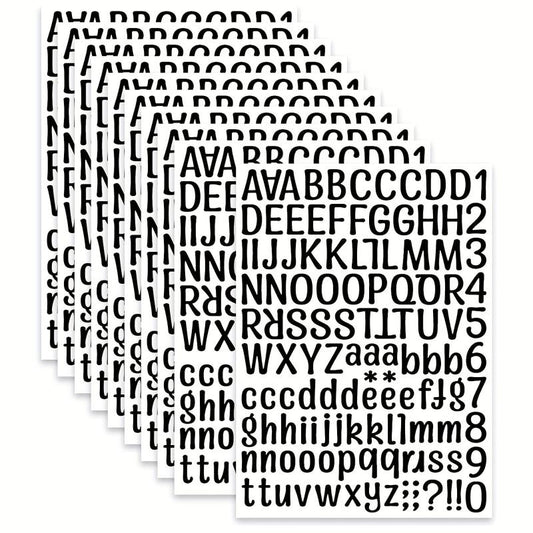 Graduation Cap Letter Stickers Vinyl Self Adhesive Alphabet Numbers