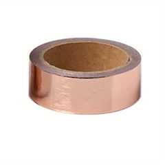 5m Solid Bronzing Washi Tape for Hair Styling