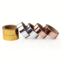 5m Solid Bronzing Washi Tape for Hair Styling