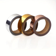 5m Solid Bronzing Washi Tape for Hair Styling
