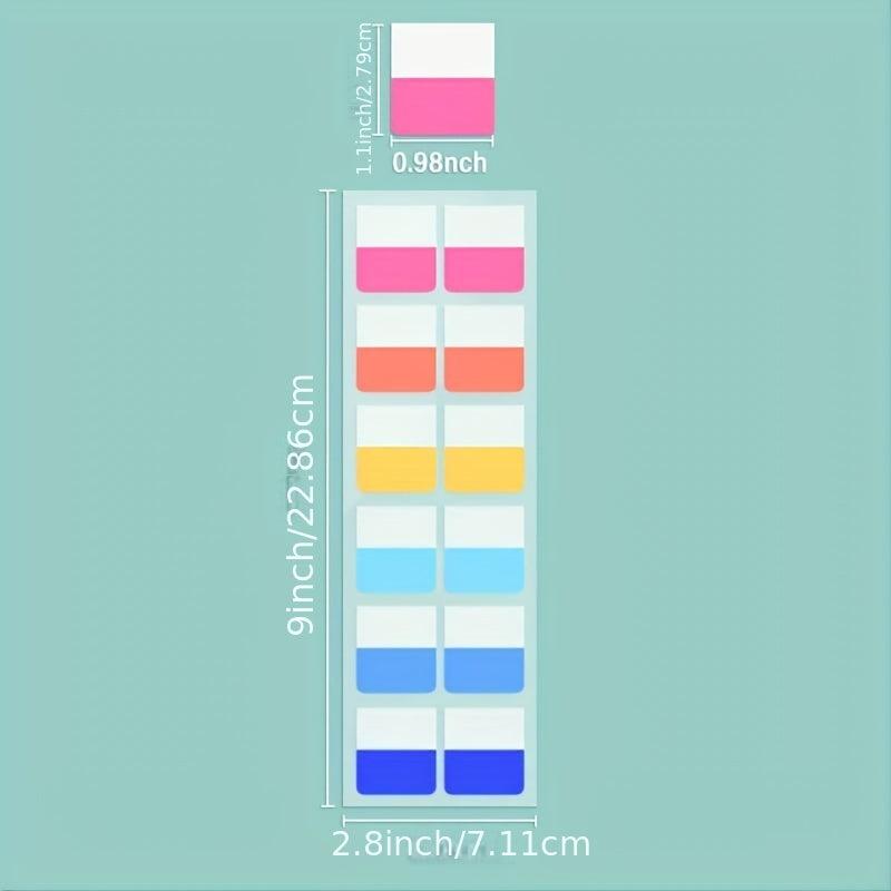 120 Sheets 22.86x7 Paper Label Index Stickers + 10pcs Organizing Labels