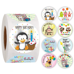 500pcs Birthday Stickers, Ideal for Celebrations