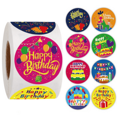 500pcs Birthday Stickers, Ideal for Celebrations