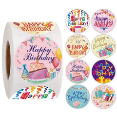 500pcs Birthday Stickers, Ideal for Celebrations