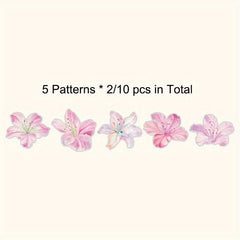 10pcs 9.5x9 PET Ink Waterproof Self-adhesive Sticker for DIY Crafts Scrapbooking