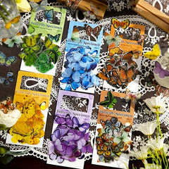 45 Sheets Butterfly Scrapbooking Stickers Art Stationary Kit DIY Craft Decor